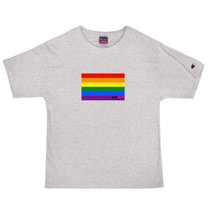 #GAYPRIDEFLAG Men's Champion T-Shirt