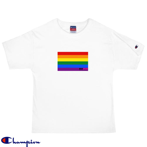 #GAYPRIDEFLAG Men's Champion T-Shirt