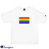 #GAYPRIDEFLAG Men's Champion T-Shirt