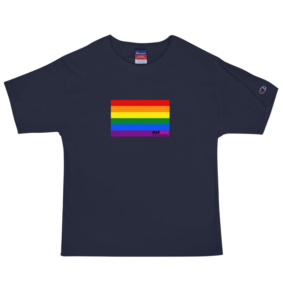 #GAYPRIDEFLAG Men's Champion T-Shirt