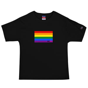 #GAYPRIDEFLAG Men's Champion T-Shirt